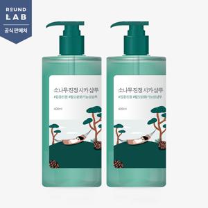 소나무 진정 시카 샴푸 400ml 2개 세트