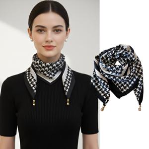 블랙펄 자석 방도 스카프 여성 간절기