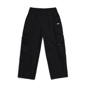 N251MPT100 NRN 멀티 포켓 와이드 팬츠 CARBON BLACK
