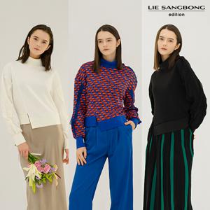 소프트텐션 모크넥 프릴 블라우스 1종