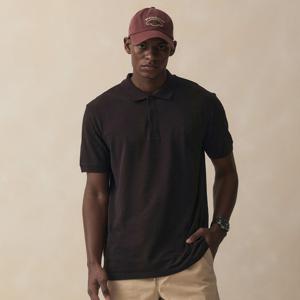 [정상가 119000원][Online Exclusive] 로고 코튼 피케 폴로셔츠 (버건디) (BBNTMO201AEFM)