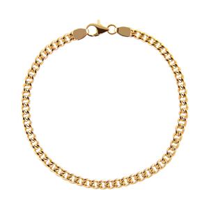 엘렌쥬얼리 14K 18K 할로우 커브 체인 금 팔찌