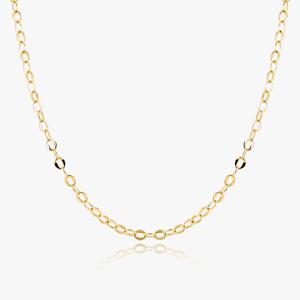 14K 18K 할로우 타이니 프리모 체인 금 목걸이