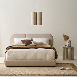 [추가쿠폰]세계가구 프라하 패브릭 퀸 침대 프레임 일반형