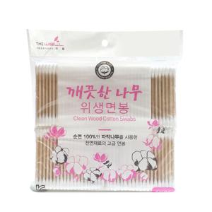 깨끗한나무 위생면봉 400개입 일회용 순면 귀이개 일회용면봉 나무면봉 순면면봉 위생면봉