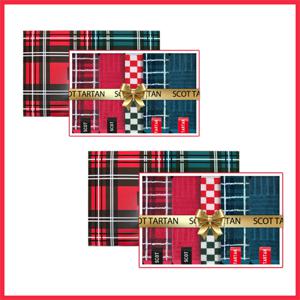 스코트타탄 코마사타올 더블세트