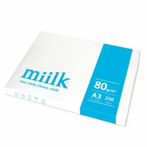 밀크 A3 80g 미색 복사용지 250매 낱권 1권