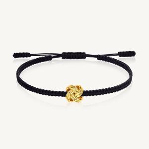 13번) 위시 노트 매듭 팔찌 24K 순금