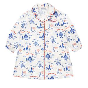 [정상가68000원][키즈]아이보리 에펠 원피스 잠옷_BU53UO403