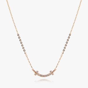 14K 치엘로 큐빅 스틱 체인 금 목걸이