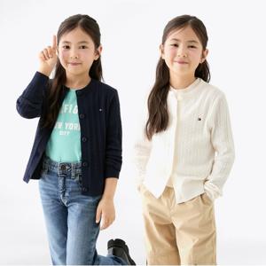 타미힐피거 미니 케이블 크루넥 가디건 2종 택1 (T42F6WCD010GT1)