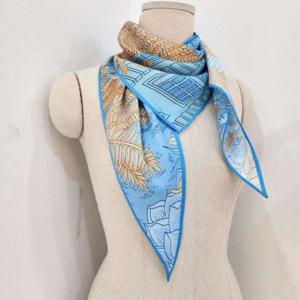 삼각 스카프 실크 100 미니 쁘띠 봄 가을 겨울 사계절 목