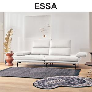 마제티 3인 스윙기능 토그 소가죽 소파