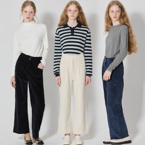 [최초가 98000원]2SET (LeOT)] 릴렉스 스트레이트핏 코듀로이 팬츠 2종세트