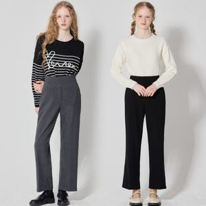 [최초가 59900원](LeOT)] 더블 기모 뉴와이드 팬츠