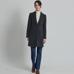 [최초가 198000원](LeOT)] 울 블렌디드 미니멀모던 스트레이트 미디 코트-사이즈 55~77까지