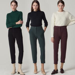 [최초가 198000원]3SET (LeOT)] 사브리나 세미배기 만능 기모 팬츠 3종세트