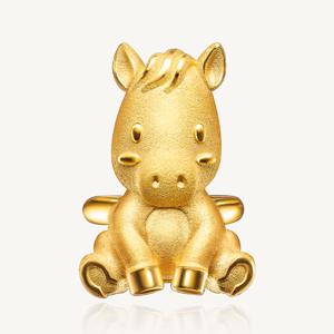 말 돌반지 24K 순금 3.75g