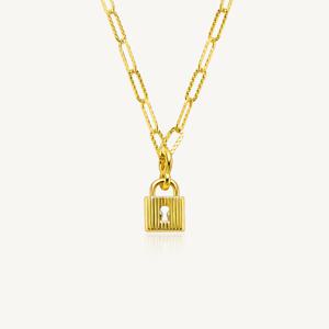 위시 락 클립체인 목걸이 24K 순금 3.75g