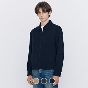 남성 봄 간절기 코튼 면 블루종 카라 집업 아우터 자켓 076501