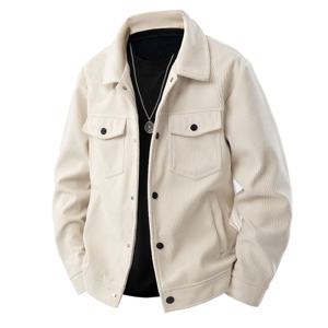 남성 코듀로이 셔츠형 자켓 빅사이즈 골덴 캐쥬얼 아우터 WI232J