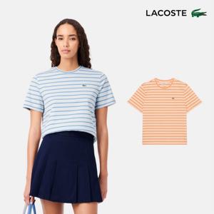 공식 여성 멀티 스트라이프 반팔 티셔츠 TF7574-56G 2종 택1