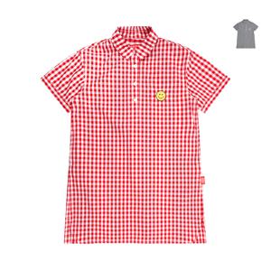 [SS아울렛][주니어]스마일체크셔츠원피스_IB32OP653