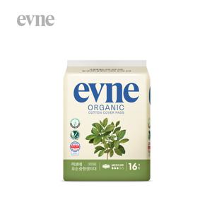 [이브네][4팩]유기농 순면 생리대 5종 택1(생리대, 라이너, 오버나이트)