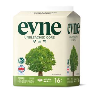 [이브네][4팩] 내추럴 무표백 생리대 3종 택 1(생리대, 오버나이트)