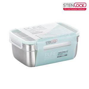 스텐락 퓨어 직사각 스텐 반찬통 밀폐용기 6-2호 2000ml