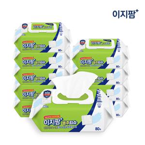 이지팜 행주티슈 캡형 80매 x 10팩