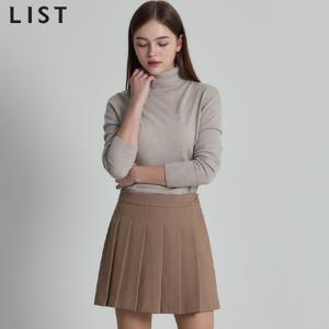 홀리데이 플리츠 스커트 레이어드 팬츠