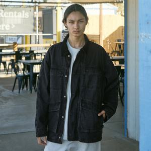 데님 워크 퀼팅 자켓 FDJ102 / 2color