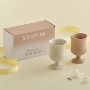 시손느 플레인 미니잔 2p (2 colors)