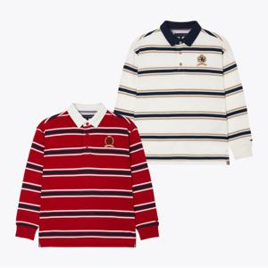 타미힐피거 인터록 스트라이프 럭비 티셔츠 2종 택1 (T42F7KKT510BT1)