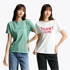 [정상가: 69000원] 타미진스 브러시 바시티 티셔츠 2종 택1 (T32F7TTO40TWT1)