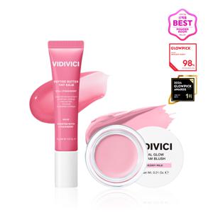 [CJ 단독] 크림 블러시 + 펩타이드 버터 틴트 밤 듀오 세트