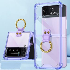 하드 갤럭시Z플립3 제트지 링 에어백 투명 핸드폰 케이스