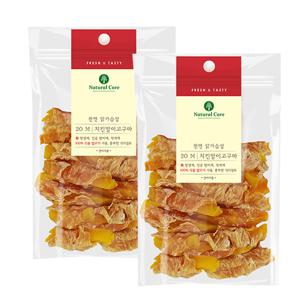 네츄럴코어 치킨말이 고구마 110g x 2개 애견간식
