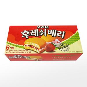 [오리온] 후레쉬베리 1개 6입168g