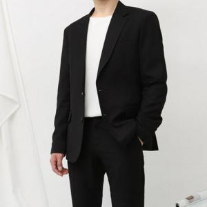 [브리치]  / 봄 가을 컬러풀 정장 수트 세트 셋업 양복 / 블랙 빅