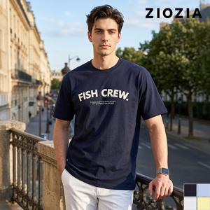 [남녀공용]코튼 100 데일리 반팔 티셔츠 C (ABC2TR3182_C)