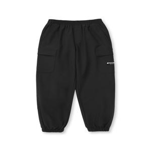 키즈 우븐 트레이닝 카고 조거 팬츠 (BLACK)
