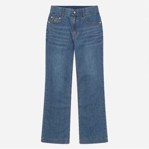 여성 쿨맥스 자수 포인트 데님팬츠 (NQI173)