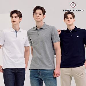 2+1  폴로 카라 반팔 티셔츠 남성 3종세트