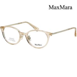 안경테 MM5091D 057 명품 투명 라운드 베이지 아시안핏 뿔테