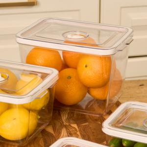 [무케]_휴락 진공밀폐용기사각5호 밀프랩 반찬통 야채보관 이유식용기 냉장고정리