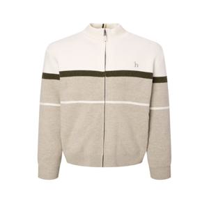 헤지스 [25FW] 남성 파인 울 패턴 방풍 집업 가디건 HZSW5D331I2