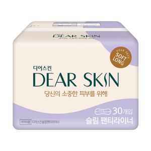 깨끗한 나라 디어스킨 슬림 롱 팬티라이너 30개입