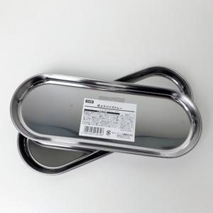 에코 미니 스텐 트레이 쟁반 타원 플레이트 카페 디저트 접시 받침대